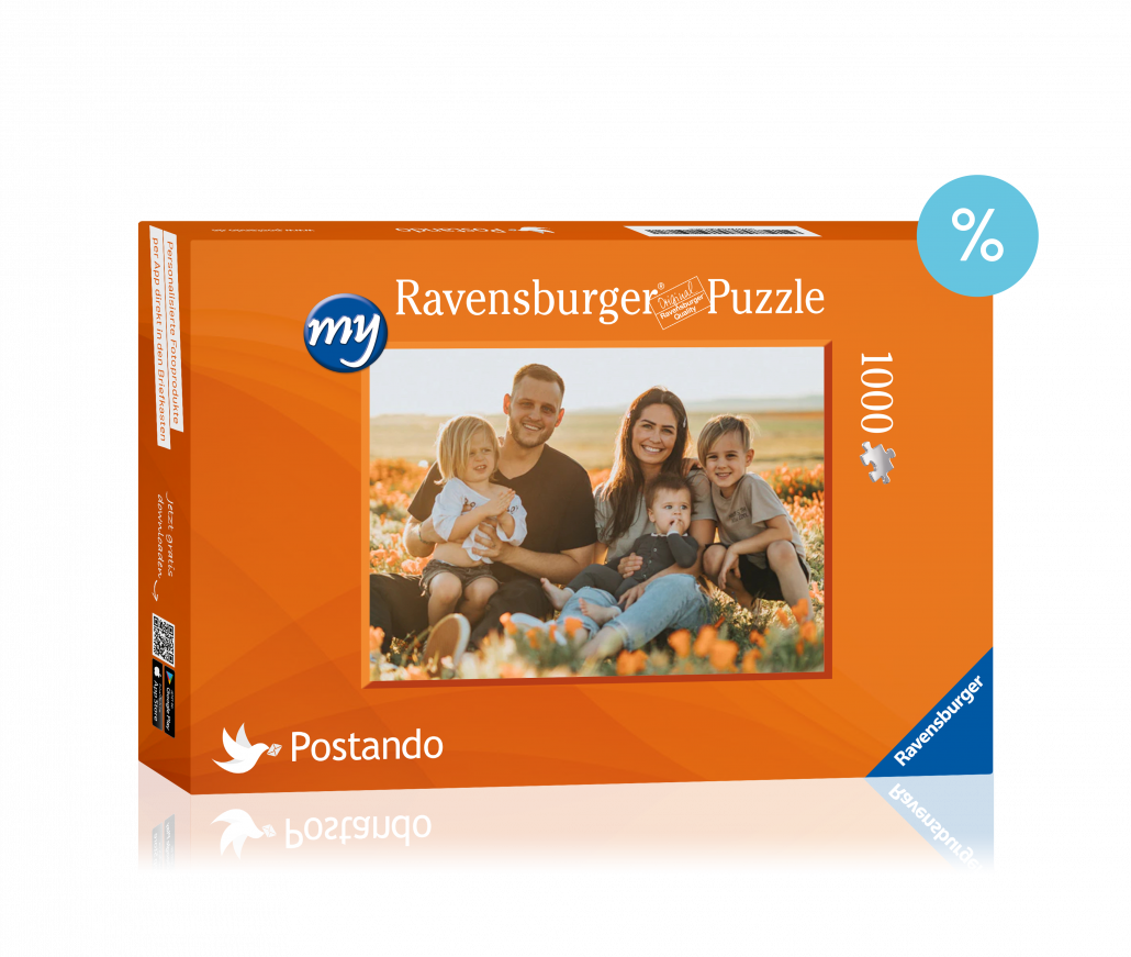Postando Puzzle 1000 Teile Postando Postkarten App